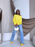ELYNDI sweater "SYMMETRY 37709" - YELLOW